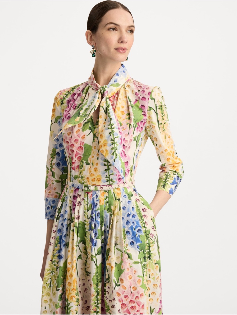 Oscar de la Renta poplin dress - Picture 4 of 9